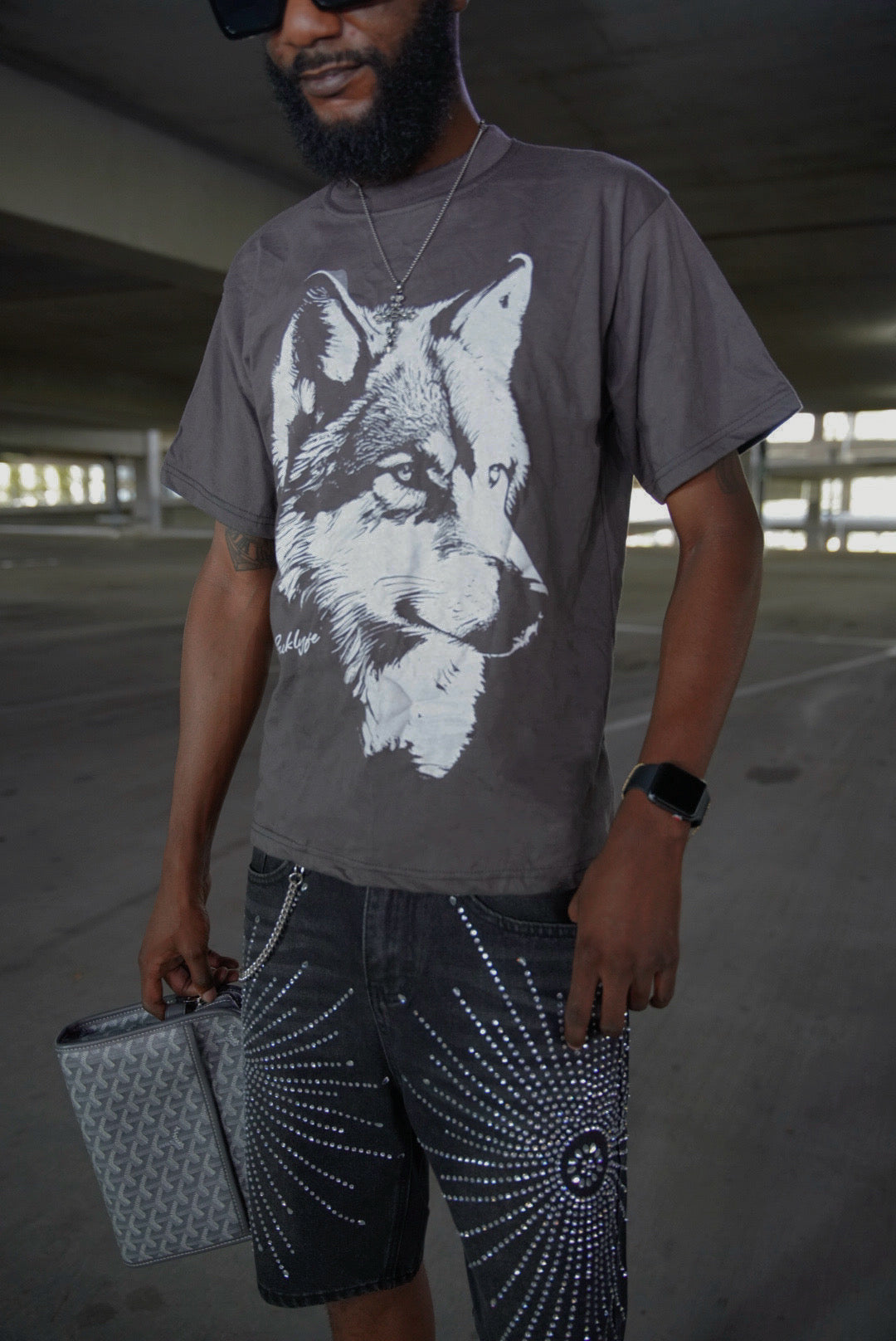 Pack Lyfe Profile T-Shirt (ASH GREY)